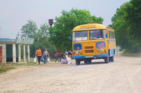 Street scene in Moldova Street scene in Moldova
