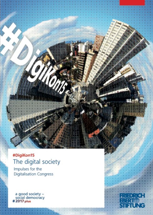 Cover of the reader on "The Digital Society" by the Friedrich-Ebert-Foundation